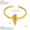 Anillo Abierto de Estilo Vacacional Transfronterizo Europeo y Americano Serie Océano Estrella de Mar Vieira Anillo Ajustable Versátil de Gama Alta para Mujer