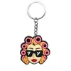 Serie Creativa Nueva de Salón Peluquería Adornos Colgantes de Goma Suave de PVC Llavero Accesorios Decorativos Pequeños de Bricolaje Venta al por Mayor en Stock