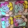 Lanzamiento Manual Cinta Tirar Flor Color Tira Tirar Cañón Saludo Accesorios Ambiente Boda Cinta Cumpleaños Cartucho de Spray Flores de Boda de Mano
