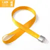 Lanyard de Aleación de Aluminio en Stock, Hebilla Creativa de Metal de 1.5 cm de Ancho, Lanyard para Tarjeta de Identificación de Trabajo con Impresión de Logo, Directo del Fabricante