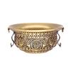 Tigela Tesouro Ruyi Boxi para Bênçãos e Riqueza, Ornamento de Mesa Totalmente em Cobre, Artesanato em Metal, Tigela Tesouro Criativa