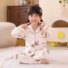 Pijama para Niñas Otoño Algodón Nube Manga Larga 2025 Nuevo Estilo Princesa Traje para Niñas Grandes Ropa de Abrigo