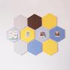 Adesivos de Parede Hexagonais de Feltro DIY Quadro de Mensagens da Cultura da Empresa Quadro de Cortiça Fundo Estilo Ins Parede Simples para Uso Doméstico