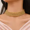 Collar elegante francés de perlas, elegante collar ligero de lujo, accesorios de cena de moda de comercio exterior transfronterizo