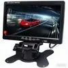 Monitor LCD TFT de 7 Polegadas para Câmeras de Ré de Carro, Barramento de DVD de Carro