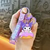 Llavero de Donut Kuromi Electroplateado Lindo Colgante para Bolso Muñeca Llavero Colgante Máquina de Bolas Regalo Pequeño