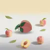 Linda Bolsa de Llave de Cereza para Mujer, Mini Bolsa de Almacenamiento con Colgante, Monedero con Cremallera de Estilo Fresco, Bolso de Fruta Ligero de Moda