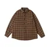 Ropa para Hombre Beijie 2026 Otoño Nueva Camisa Retro a Cuadros Unisex Camisa de Manga Larga Chaqueta Casual de Moda