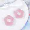 Halo de flor hueca de cinco pétalos acrílico medio agujero accesorios de flor pendientes hechos a mano DIY accesorios para el cabello colgante materiales de joyería
