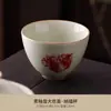 Nueva Taza de Té Amarilla Secreta Estilo Chino, Taza Joya, Taza del Maestro de los Deseos, Taza de Té de Cerámica de Alta Gama, Taza Individual para Beber Té