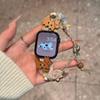 Correa de pulsera elástica de felpa de dibujos animados adecuada para Apple Watch S9correa de reloj Applewatch iwatch87