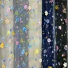 Venda Direta da Fábrica Roupas Infantis 3D DIY Aplique de Estrela Colorida Tecido de Renda Bordada Material de Renda Bordada