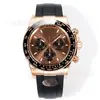 Reloj Daytona C Factory Daytona Azul Hielo Reloj Mecánico Daytona Correa de Acero Luminoso Reloj para Hombre Reloj Mecánico Rolex Acero Inoxidable