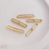Ala Ouro 14K cordão cristal pérola de cotovelo miçangas feitas à mão material miçangas faça você mesmo pulseira pulseira joias retenção de cor acessórios