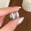 Pendientes de Zirconia Pequeños y Exquisitos de Lujo Ligero de Alta Gama Moda Versátiles Personalidad Diseño Diario Pendientes Elegantes