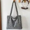 Direto da fábrica 2026 nova bolsa de ombro casual estilo coreano, bolsa de tecido grande capacidade para trabalho e viagem, bolsa tote vintage