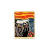 Broche de pintura a óleo original de Van Gogh gato fofo de desenho animado Céu Estrelado gritando arte abstrata criativo metal pingando distintivo