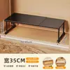 Estante de almacenamiento para cocina, multifuncional, extensible, para microondas, olla arrocera, encimera, horno, olla y organizador de electrodomésticos