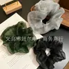 Scrunchie Oversized de Organza Floral, Elástico de Cabelo Super de Conto de Fadas e Alta Elasticidade, Fornecimento Atacado, Direto do Fabricante