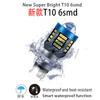 Amazon para productos nuevos faros de motocicleta LED H4 BA20D P15D blanco amarillo dos colores súper brillante lente de faro