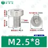 Tornillos Hexagonales Cabeza de Copa Gb7984 Acero Inoxidable 304 Cilíndricos Cabeza Delgada Hexagonales Máquina Tornillos Pernos M2-M12