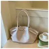 Bolso vintage de gran capacidad para debajo del brazo para mujer, nuevo bolso de hombro plisado tipo nube de moda 2026, bolso tote casual para el día a día