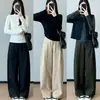 ¡Pantalones de carambola resistentes a las arrugas! Muy, muy, muy recomendado, súper cómodos, adelgazantes, bolsillos 3D, pantalones casuales de pierna recta tipo cargo para mujer, otoño