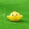 Figuritas de pollitos en miniatura, adorables y juguetonas - perfectas para paisajismo de jardines, decoraciones DIY y como adornos de escritorio en miniatura