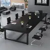 Mesa de conferencias, escritorio de oficina moderno minimalista, estación de trabajo rectangular, mesa pequeña para sala de conferencias, mesa de recepción y capacitación, mesa larga