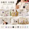 Pendientes de Borla de Flor de Cristal Degradado con Cuentas Hechos a Mano Accesorios Decoración de Ropa Venta Directa de Fábrica Al Por Mayor en Stock