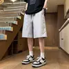 Pantalones Cortos Casuales Sueltos de Nuevo Estilo para Hombre, Marca de Moda, Diseño Delgado, Corte Holgado de Nicho, Pantalones Cortos Deportivos de Talla Grande para Hombre, Verano