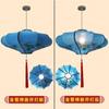 Linternas de Palacio de Estilo Chino, Lámparas Ufo de Tela China, Iluminación para Restaurante Casa de Té Hot Pot, Linternas Rojas, Candelabros, Decoración Festiva para el Hogar Hecha a Mano