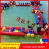 Entrada de entrada de água inflável de grande escala parque aquático móvel equipamento de entretenimento marítimo equipamento de entrada de água inflável