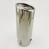 Modificação de carro aço inoxidável universal garganta de escape tubo reto tubo de escape acessórios de decoração bocal de escape silenciador à prova de som estendido