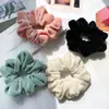 Goma de Pelo de Terciopelo de Color Sólido para Mujer, Goma Elástica de Alta Elasticidad, Sujetador de Cola de Caballo, Cuerda Elegante para el Cabello, Banda de Goma Premium