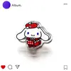 Clip de Papel de Dibujos Animados Lindo de Doble Cara Sanrio Clip Divertido de Acrílico Clip de PP Almacenamiento de Papelería para Estudiantes Clip para Exámenes