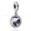 Plata de Ley S925 Dora Tacones Altos Azules Estilo Vestido Disney Falda Colgante DIY Colgante Dora Venta al por Mayor