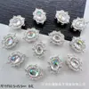 Caja Mágica Mariposa de Diamante Calabaza Corazón Flor Redonda Multicolor Ocho Agujeros Separadores Cuentas DIY Pulsera de Cuentas Accesorios para Collares
