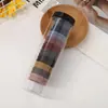 Goma para el pelo sin costuras, banda elástica de alta elasticidad, goma para el pelo de adulto, cuerda para el pelo engrosada, accesorio para el pelo de mujer, accesorio de cuerda para el pelo simple coreano