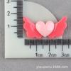 Alas de amor, accesorios de resina, accesorios para el cabello para niños, tocados, horquillas, accesorios, crema de pegamento, funda para teléfono móvil, bolsa de material
