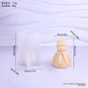 Vela Aromática de Boneco de Neve de Natal Molde de Silicone DIY Cachecol de Lã Molde de Enfeite Fino de Boneco de Neve