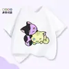 Camiseta de Algodão Infantil de Verão Desenho Animado Aphmau 2026 Transfronteiriça Europeia e Americana Nova de Verão História Estranha Camiseta de Algodão Infantil