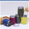 Comércio Exterior 12oz Porta-Ovo 304 Aço Inoxidável Camada Dupla Vácuo Casca de Ovo Copo Térmico Taça de Vinho Tinto Presente Corporativo