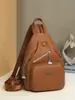 Dropshipping Internacional Bolsa de Peito Feminina Sensação de Alto Padrão Bolsa Transversal de Peito Grande Capacidade Casual Ombro Único Esportes ao Ar Livre Simples