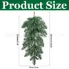 Pino plano colgante de Navidad transfronterizo de Amazon, vegetación artificial para decoración de chimenea, marco de puerta y barandilla de escalera
