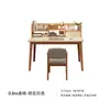 Escritorio con estantería, mesa integrada, escritorio de computadora, escritorio de oficina moderno simple, escritorio de estudio para estudiante montado en la pared para dormitorio de apartamento pequeño