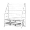 Estantería extraíble para libros con imágenes, caja de almacenamiento para juguetes infantiles, estantería para bebés, estantería de suelo sencilla para dormitorio