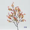 Gipsofila de Seda Artificial em Haste Única para Decoração de Cena de Casamento, Pequenos Galhos Multicores para Decoração de Mesa de Bolo e Sobremesa