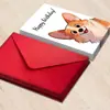 Combinación de Tarjeta de Felicitación de Cumpleaños de Tamaño Grande Nueva Transfronteriza con Sobre Ilustración de Animal Lindo Tarjeta de Regalo de Cumpleaños Tarjeta de Invitación