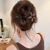 Accesorios para el Cabello Estilo Coreano Pinza para el Cabello Estampado de Leopardo Flor Elegante Pinza 2025 Nueva Pinza Retorcida para el Cabello Volumen del Cabello Placa de Pinza de Una Pieza de Gama Alta